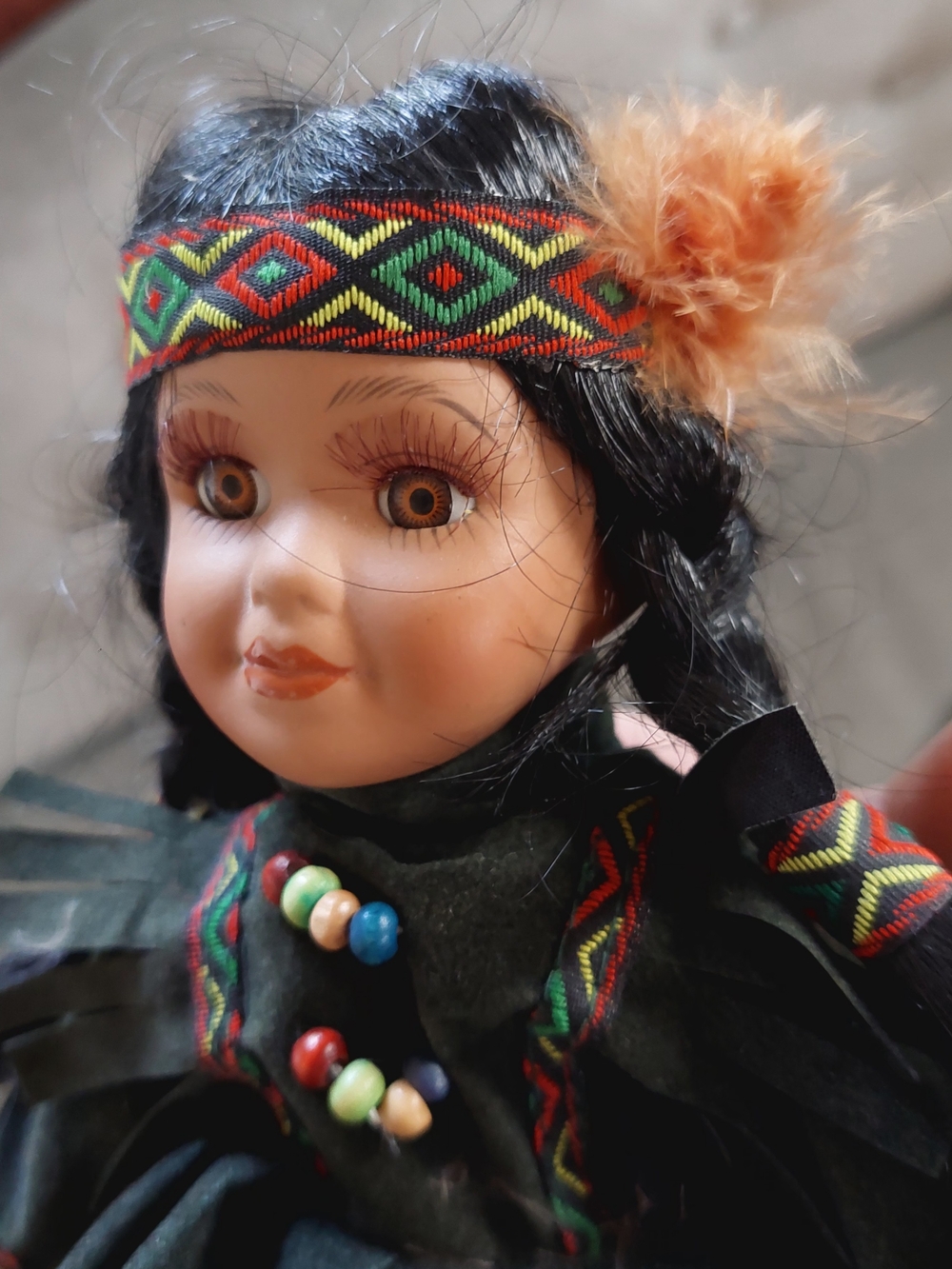 CATHAY Collection 8" Porcelain Native American Doll LE 996/5000
